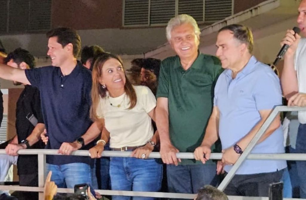 “Nunca teve isso”: Caiado celebra vitória de Daniel Vilela e destaca sequência inédita de eleições no 1º turno em Goiás