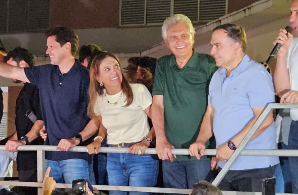 “Nunca teve isso”: Caiado celebra vitória de Daniel Vilela e destaca sequência inédita de eleições no 1º turno em Goiás