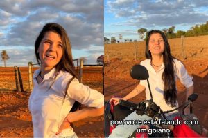 Gabriella Kemilly em vídeo sobre frases típicas de Goiás