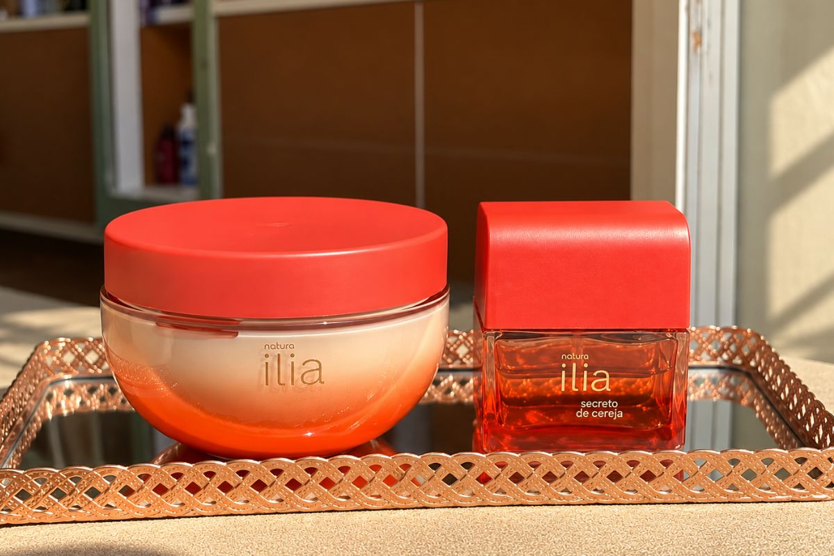 ília hidratante e perfume