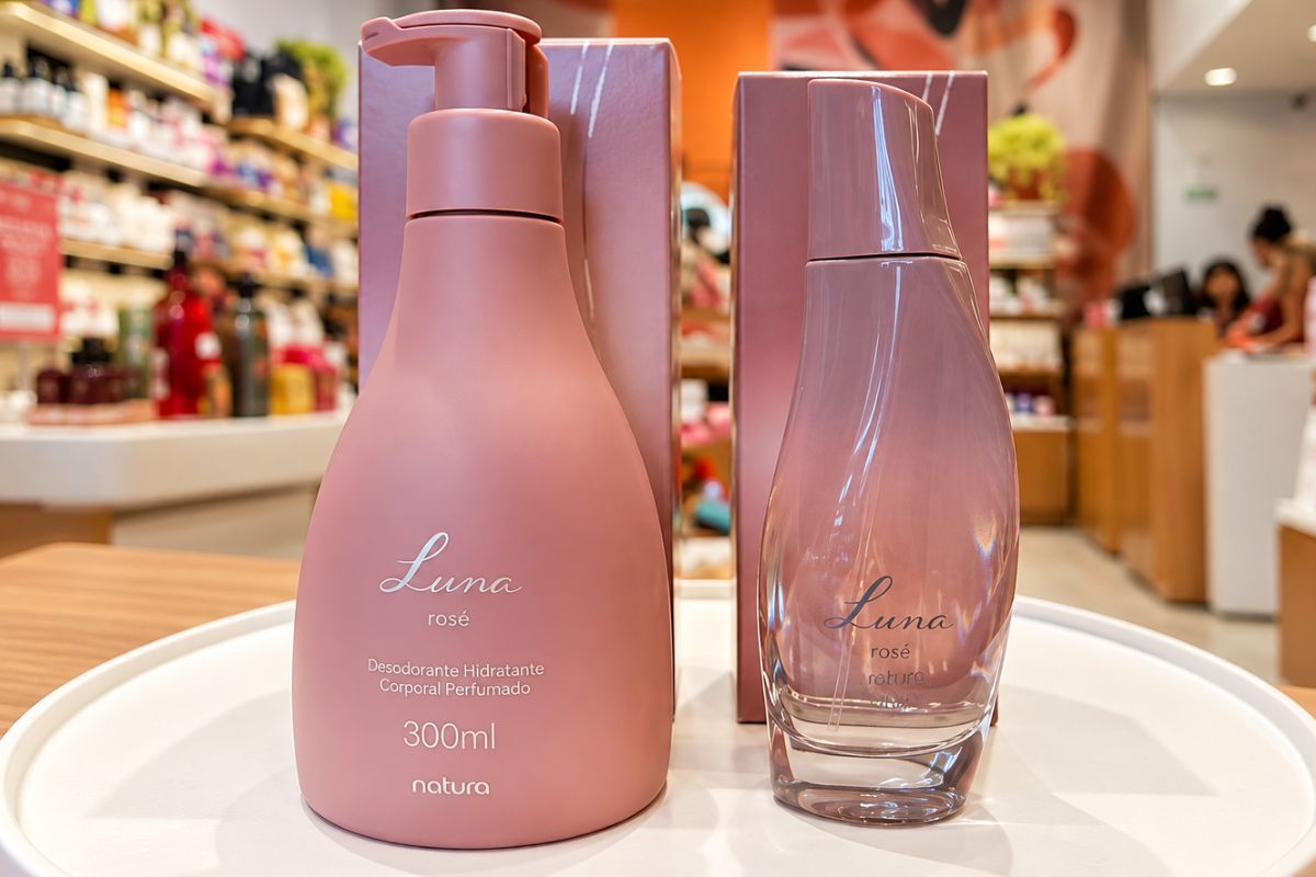 luna hidratante e perfume