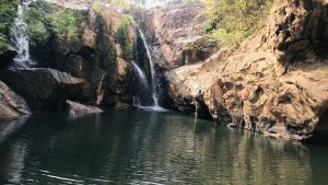 Cachoeira da Usina, em Alto Paraíso de Goiás. feriado