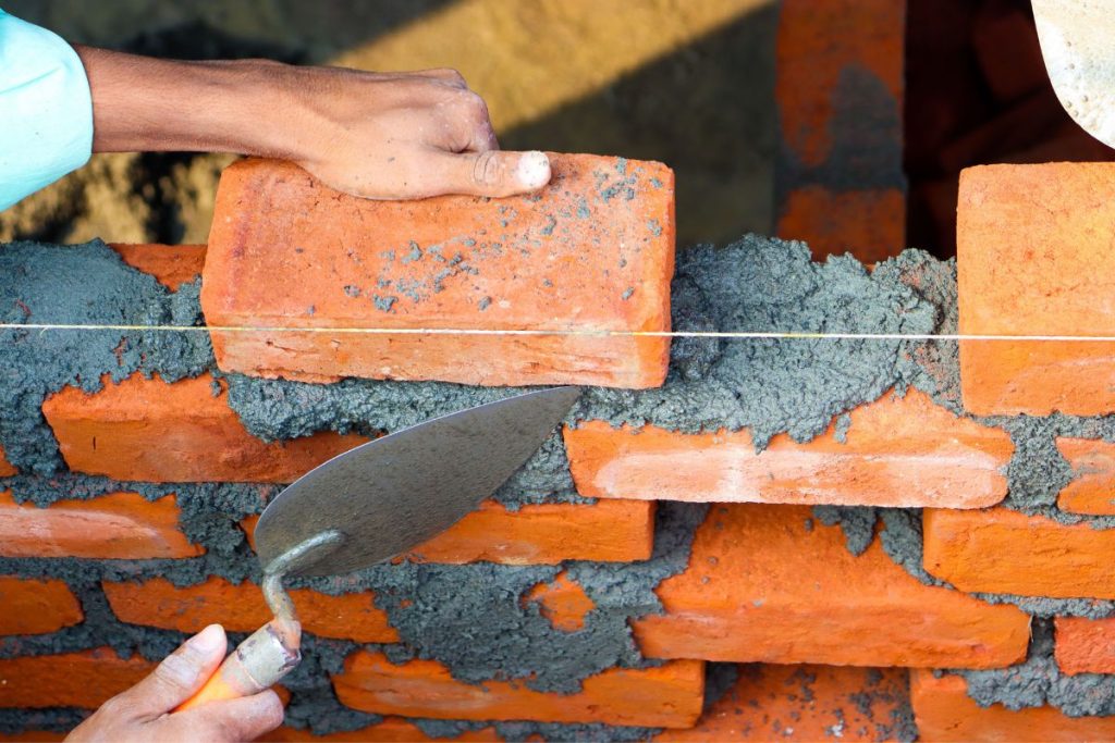 tijolos para construção