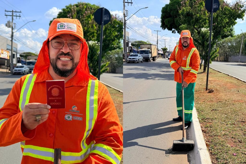 Antônio se formou em Direito e agora concilia o trabalho na Comurg com a carreira de advogado