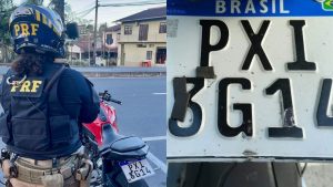 placa adulterada BR-470