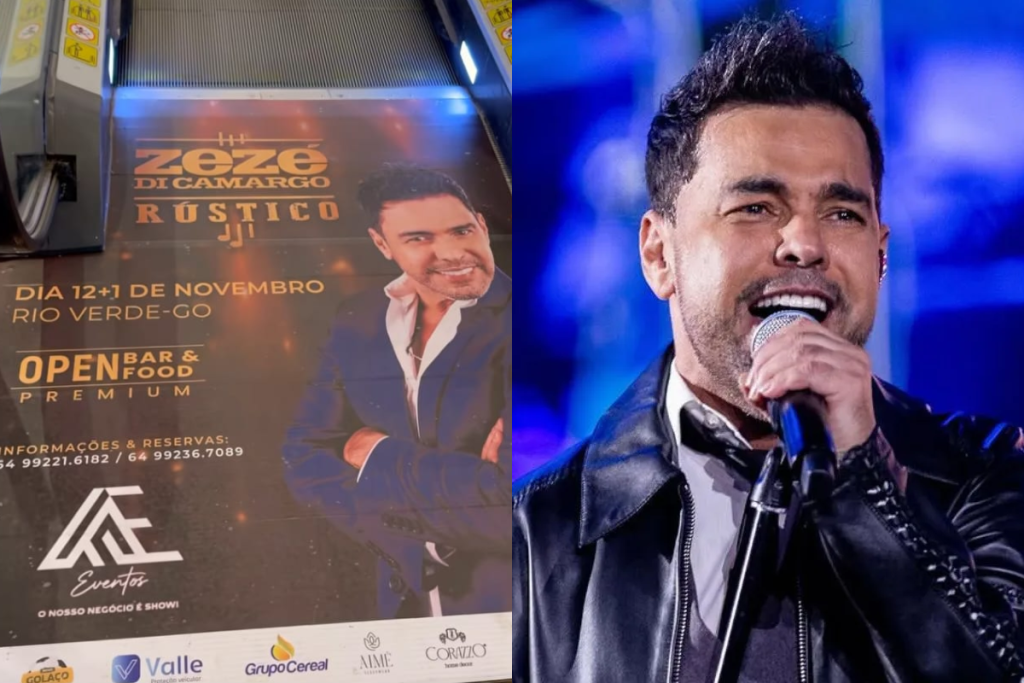 Goiano se diverte ao ver anúncio de show de Zezé Di Camargo em Rio Verde com “12 + 1”: “Qual a possibilidade?”
