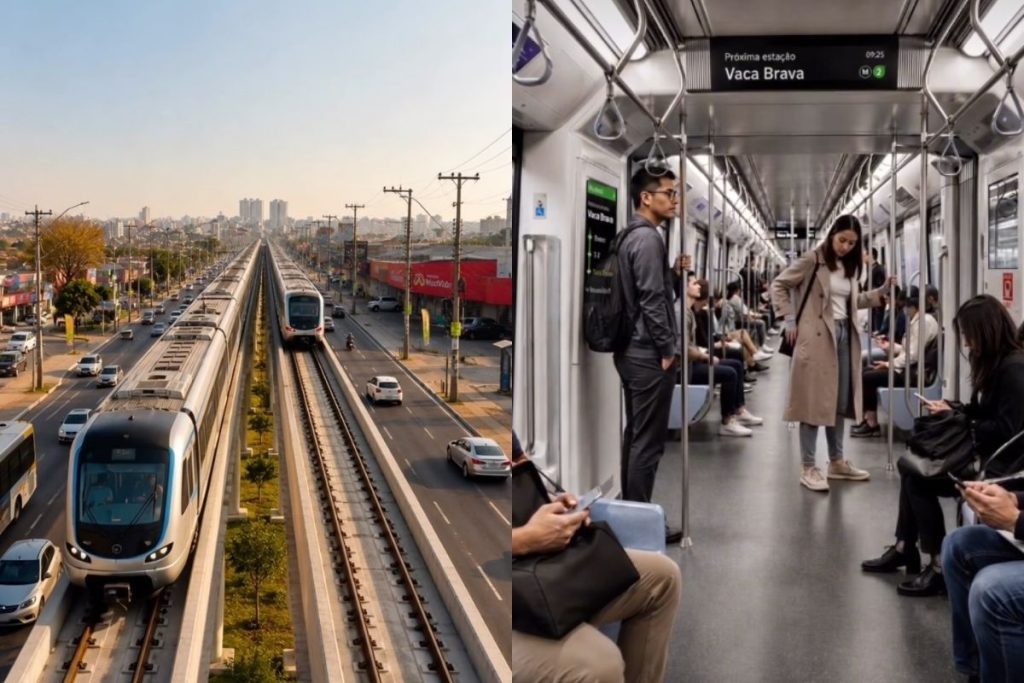 Perfil projeta linha de metrô ligando Aparecida e Goiânia de Norte a Sul