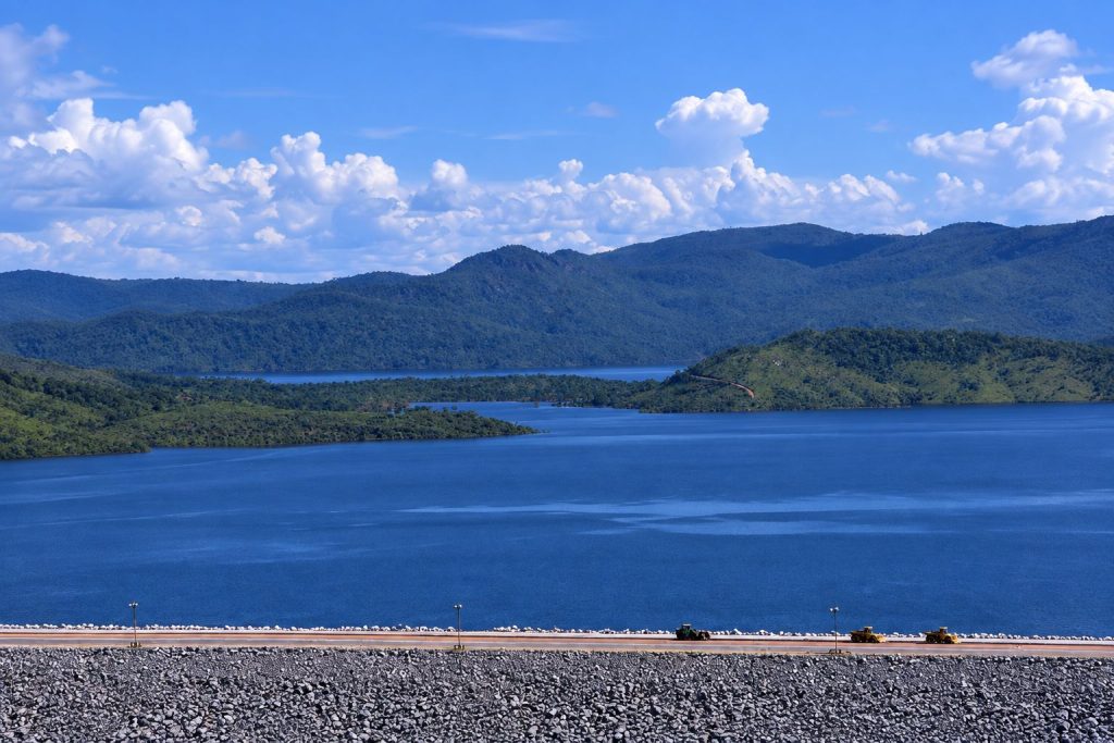 barragem construída em Goiás