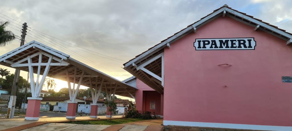 Antiga estação ferroviária de Ipameri, importante para o desenvolvimento da cidade. (Foto: Reprodução/Prefeitura de Ipameri)