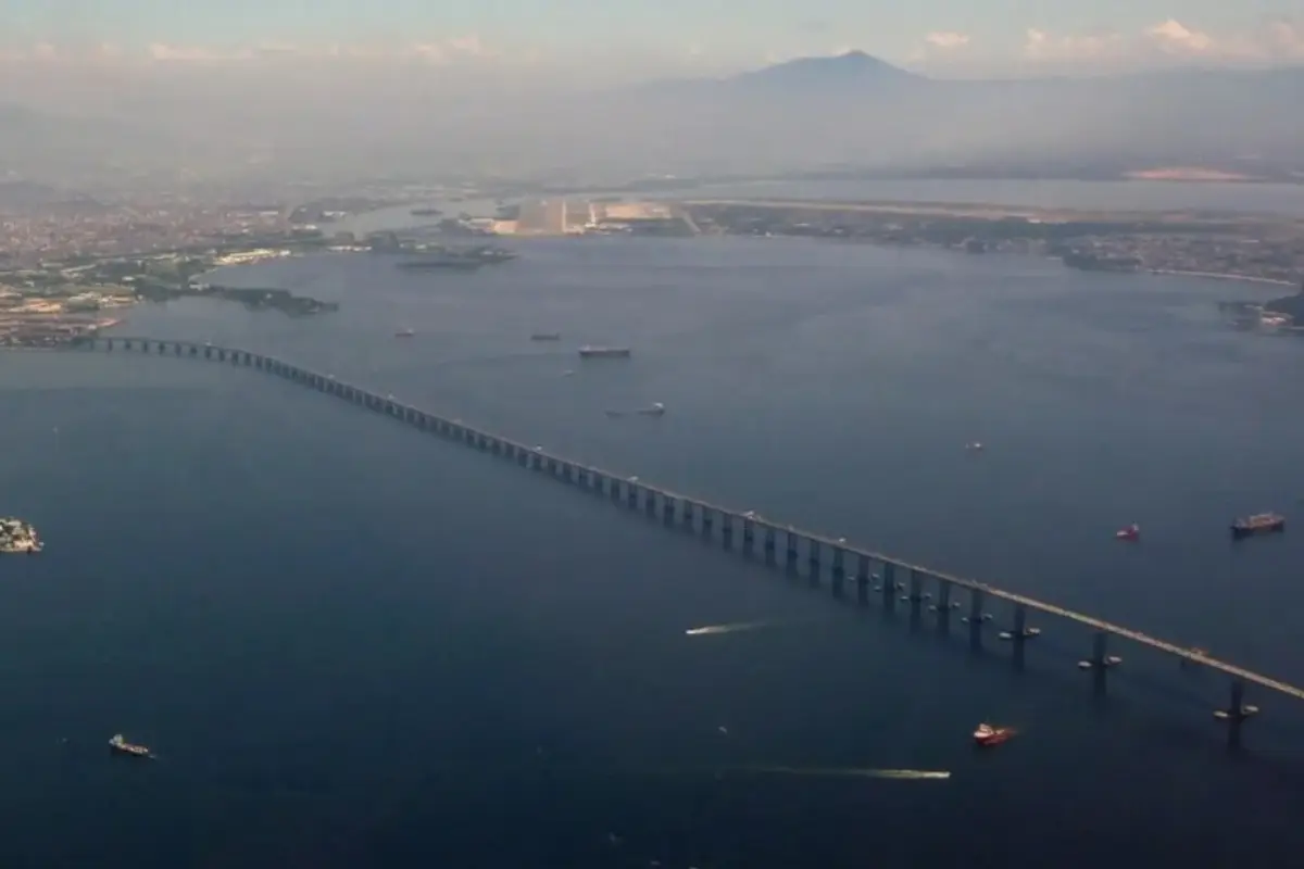 Com mais de 10 km de extensão, ponte desafia a engenharia e se torna a maior do Brasil