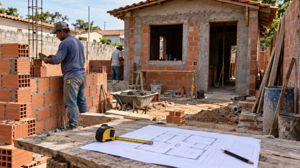 Casa em construção