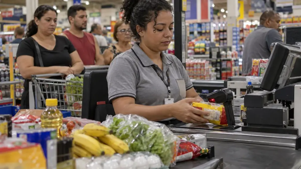 operadora de caixa