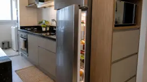 geladeira e móveis planejados