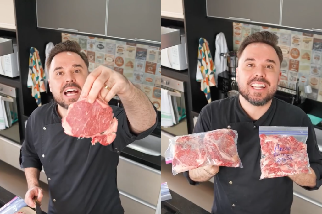 Davi Laranjeira, chef de cozinha: o segredo para economizar comprando carne no supermercado está em guardar do jeito certo no congelador