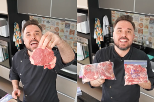 Davi Laranjeira, chef de cozinha: o segredo para economizar comprando carne no supermercado está em guardar do jeito certo no congelador