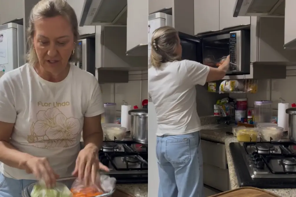 Aprendi com a Dona Eli Sandra: como cozinhar legumes sem água e em menos de 10 minutos no microondas