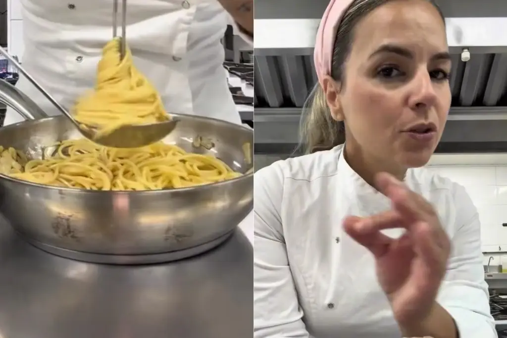 Chef Maria Cândida: na hora de fazer macarrão ao alho e olho você deve escolher o alho durinho porque se usar o mole ou murcho vai perceber que ele está comprometido