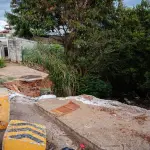 Erosões na Vila Brasil, em Anápolis.