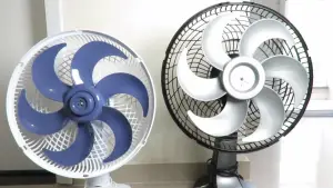 hélice de um ventilador velho