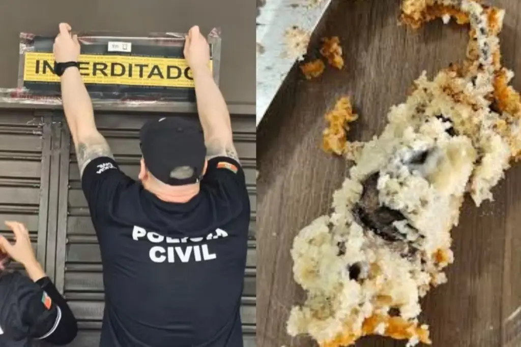 Rato no bolo leva à interdição de duas lojas em Porto Alegre; dona responderá em liberdade