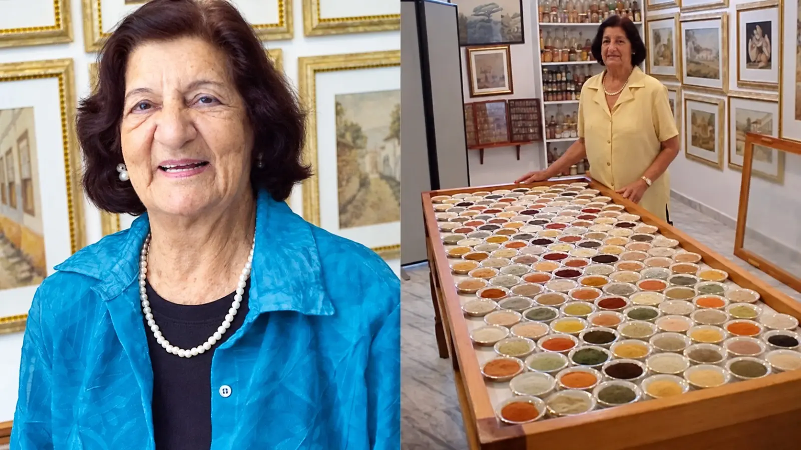 Artista transformou areias de centenas de cores da Serra Dourada em quadros sem usar tinta