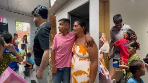 Filhos voltaram a morar na casa da mãe após ajuda de prefeito em Anápolis.