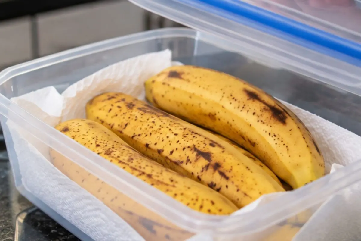 armazenamento de bananas