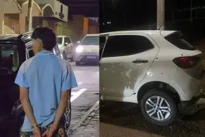 Ataque a tiros em Anápolis termina com perseguição policial e prisão de jovem com carro clonado