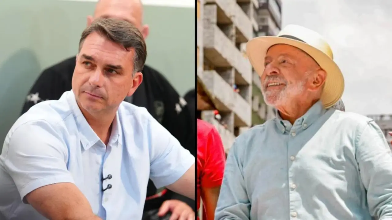 Levantamentos Datafolha e CNT/MDA divulgados em outubro mostram empate técnico entre Lula e Flávio Bolsonaro no segundo turno