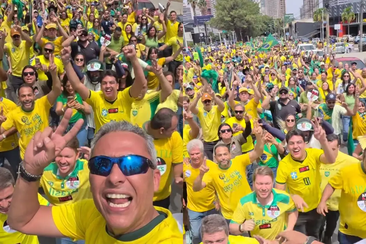 A uma semana do segundo turno, apoiadores de Flávio Bolsonaro saem às ruas em Goiânia