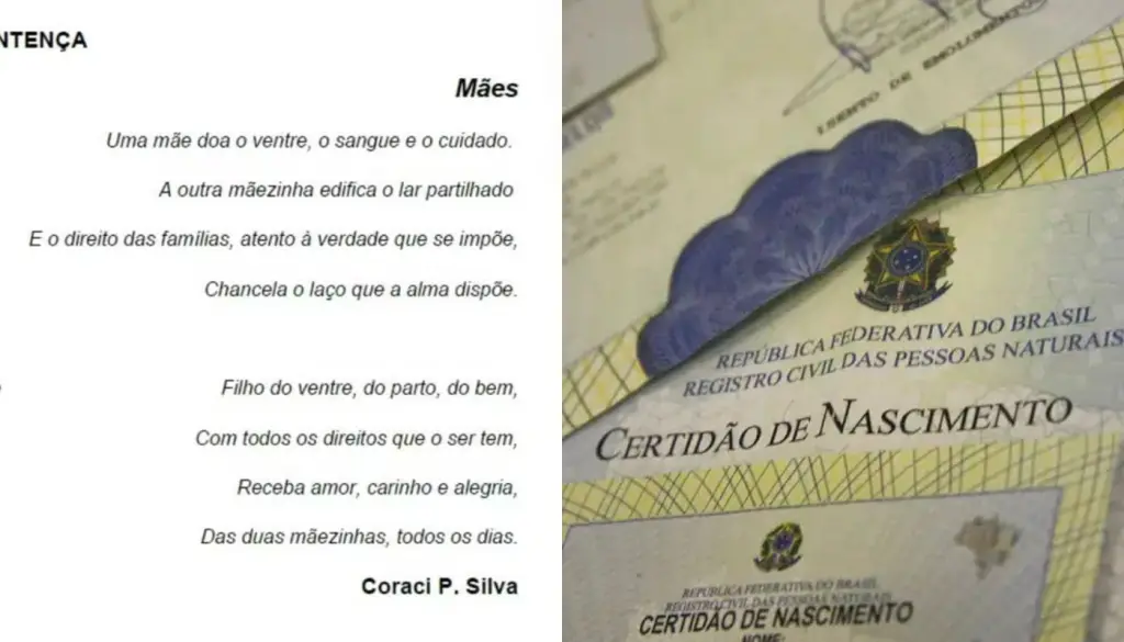 Juíza escreve poema em sentença para reconhecer duas mulheres como mães de criança em Goiás: "duplo carinho"