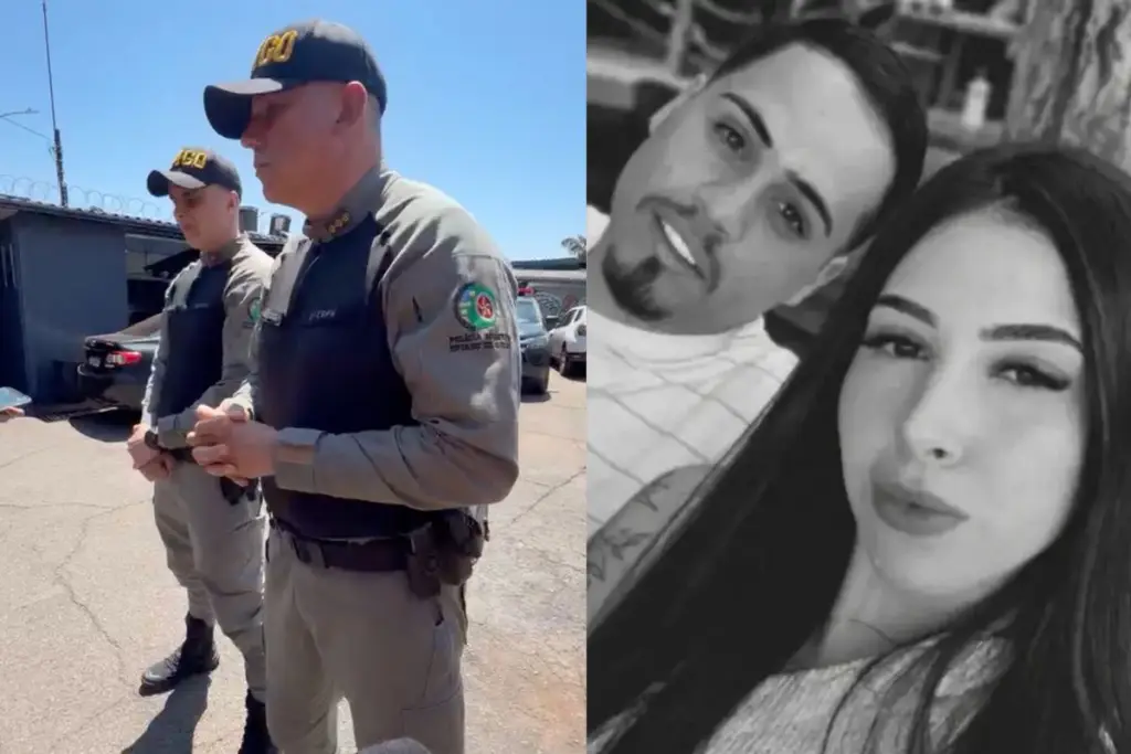 Hiago Almeida dos Santos, de 25 anos, e Ana Carolina Maia, de 24, foram assassinados a tiros em frente a uma distribuidora de bebidas no bairro Maracanã, em Anápolis. (Foto: Reprodução/Redes sociais)