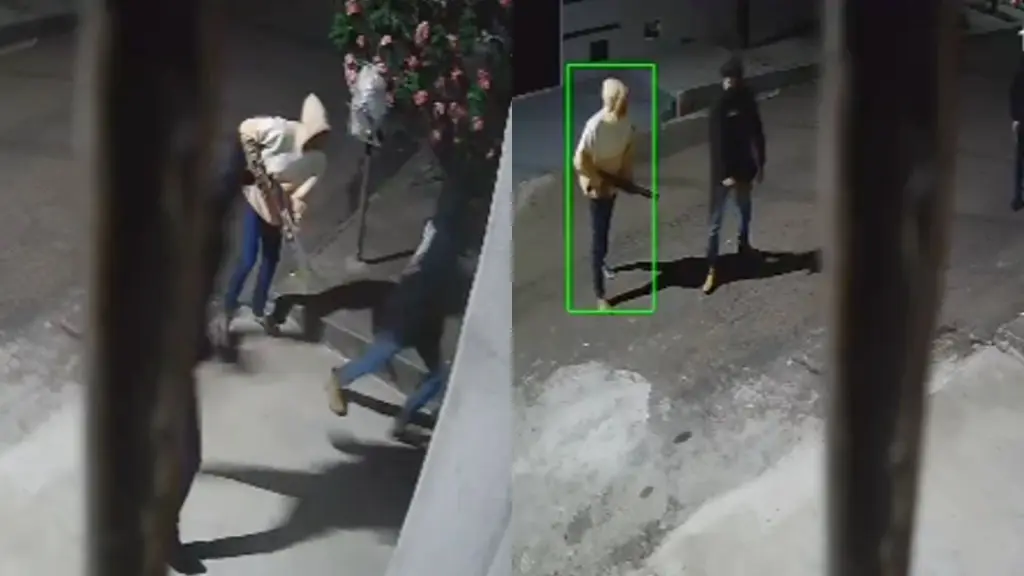 Câmeras de segurança flagraram suspeitos tentando invadir casa.