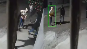 Câmeras de segurança flagraram suspeitos tentando invadir casa.