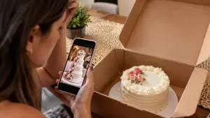 bolo de aniversário diferente do pedido