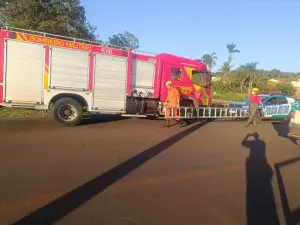 Equipes do Corpo de Bombeiros foram acionadas para averiguar uma ocorrência em um córrego na região da Vila Olavo, em Jataí. (Foto: Divulgação/CBMGO)