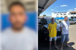 Suspeito de matar casal em Anápolis relatou tentativa de homicídio após sair da cadeia. (Imagens: Reprodução)