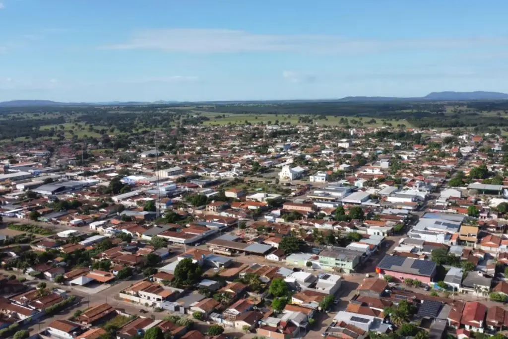 Vista aérea de Mozarlândia