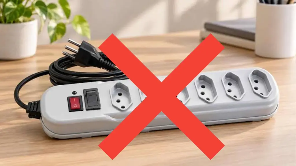 carregamento do celular em trilho de energia modular