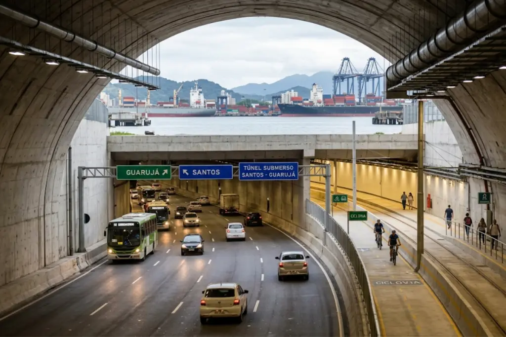 túnel submerso do Brasil