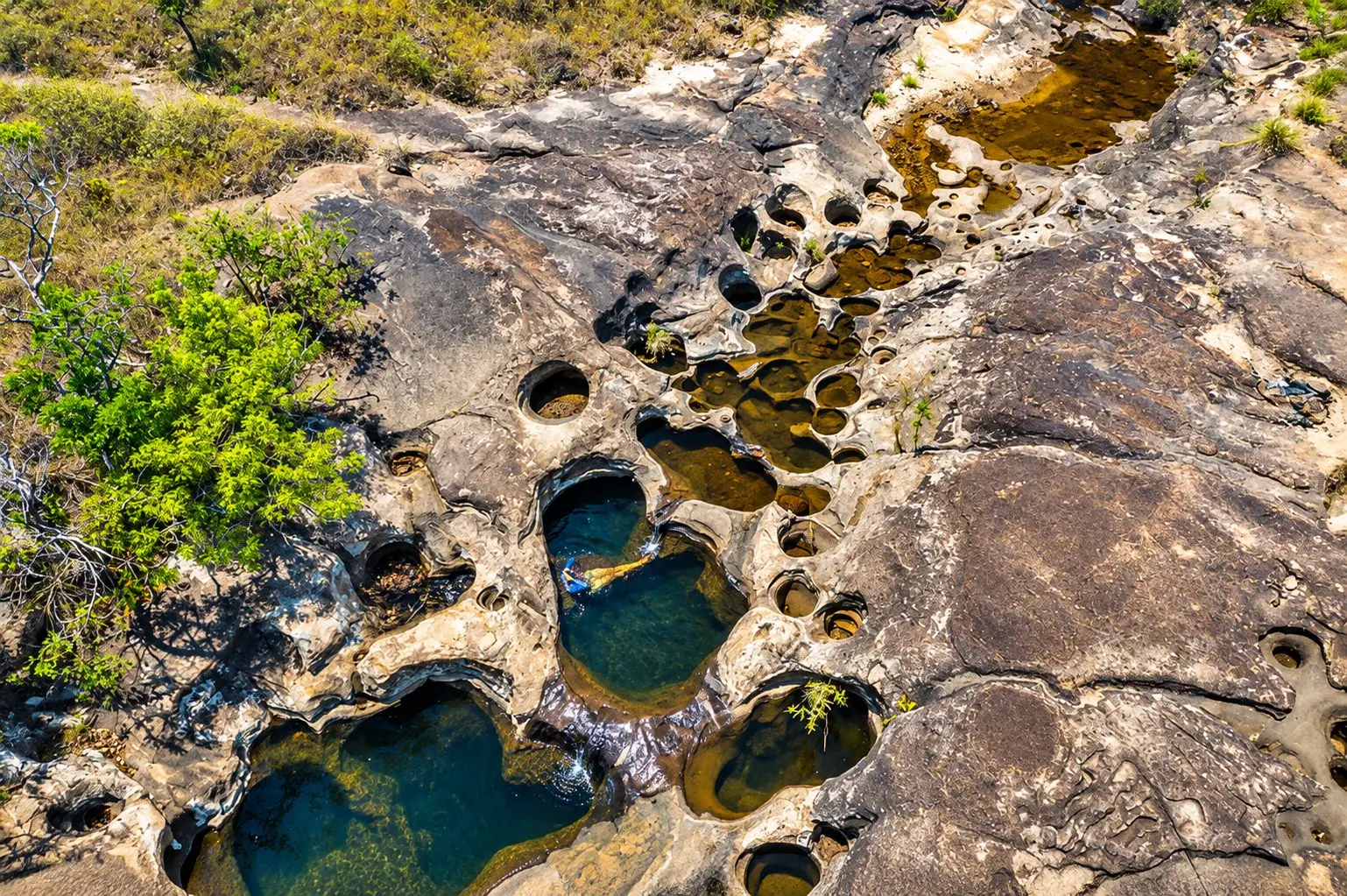 Portelândia possui todos os seus limites territoriais compartilhados com Mineiros, formando um enclave municipal no Sudoeste de Goiás. (Imagem: Reprodução/Bora Pra Goiás)