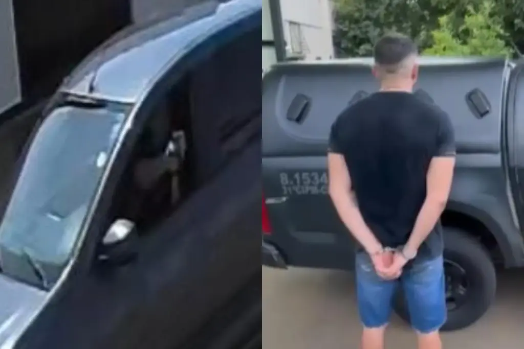 homem atira contra casa enquanto dirigia, em Anápolis