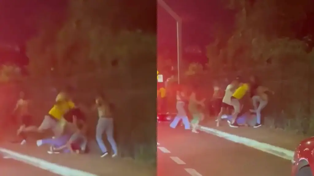 Vídeo mostra jovem sendo agredido em Rio Verde após o resultado das eleições.