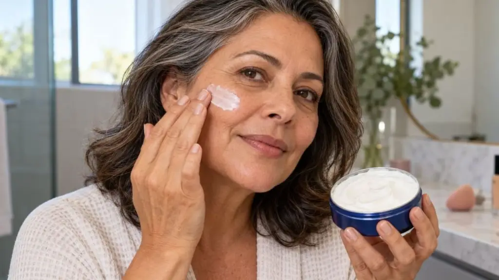 creme Nivea da lata azul