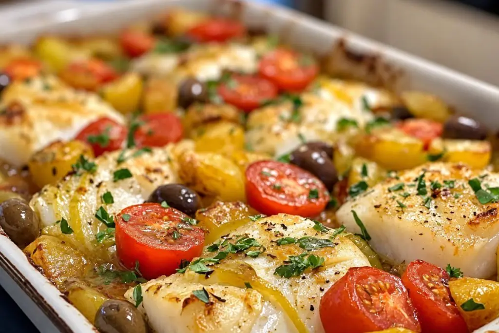 bacalhau com tomate