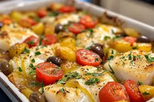 bacalhau com tomate