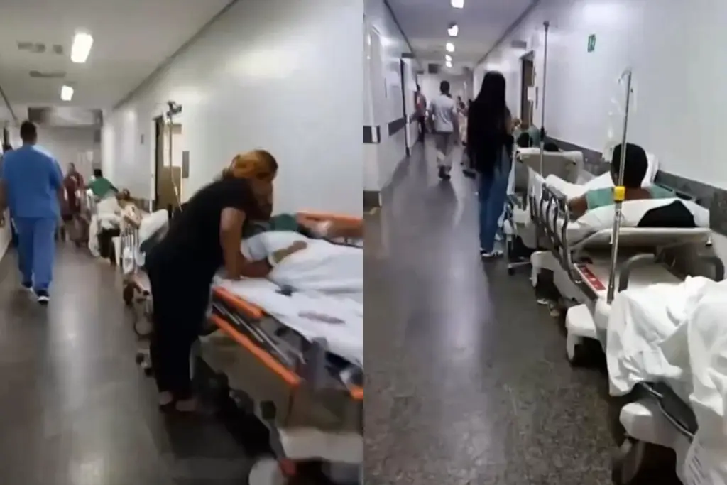 corredores do Hugol lotado