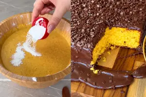 bolo de cenoura