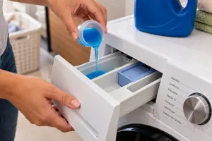 excesso de sabão na máquina
