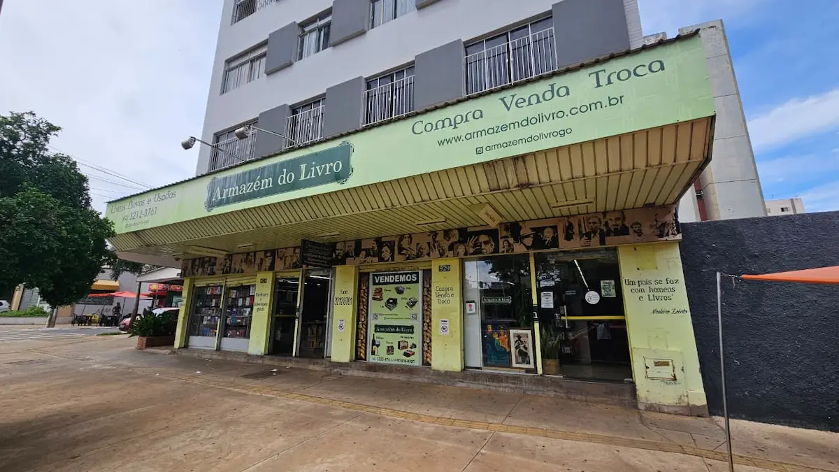 Armazém do Livro existe há 40 anos no Centro de Goiânia.